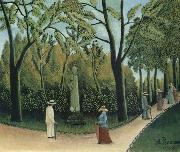 Henri Rousseau The Chopin Memorial in the Luxembourg Garden USA oil painting artist